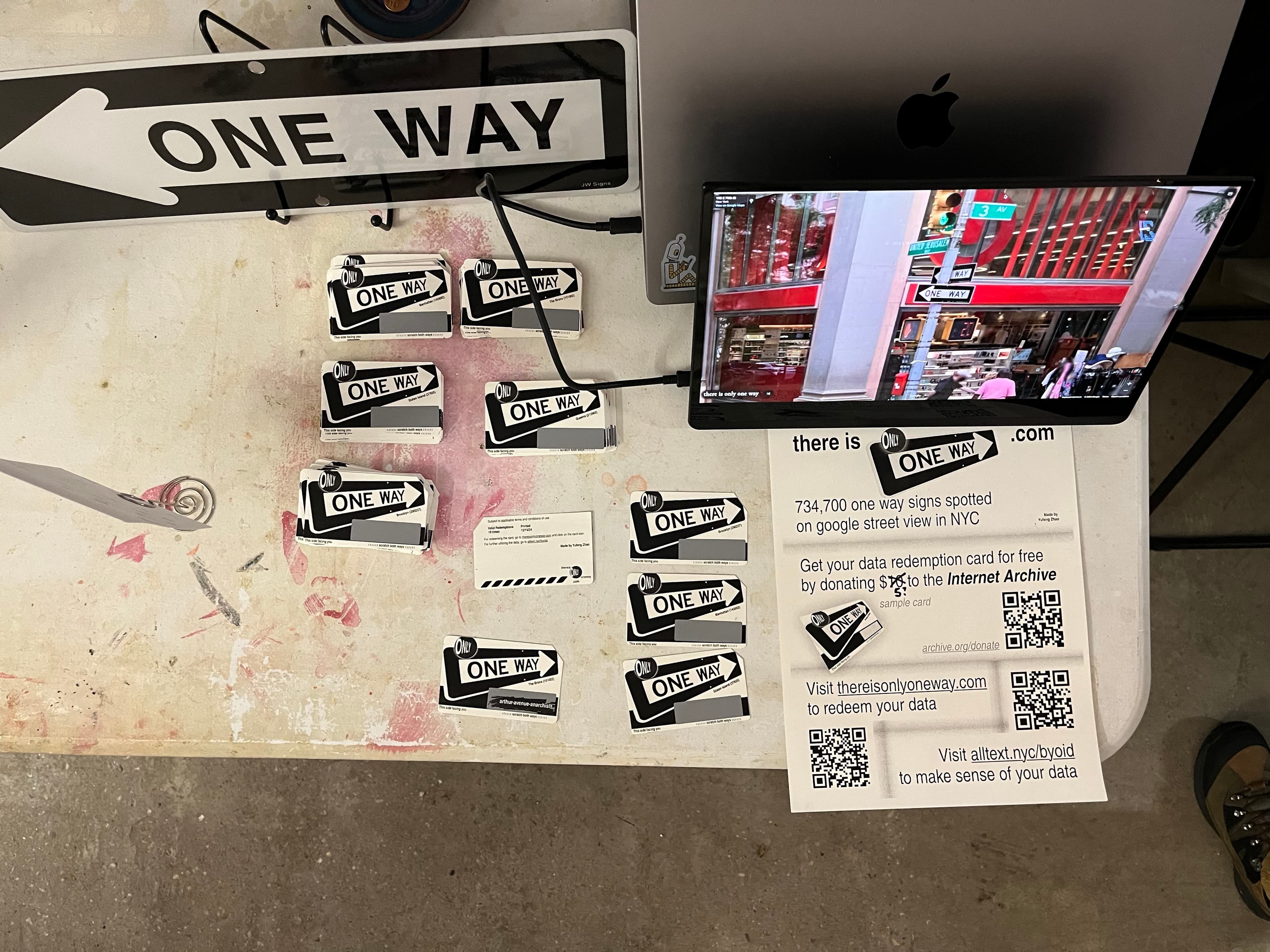 My table at Small Batch: A Dataset Farmers Market