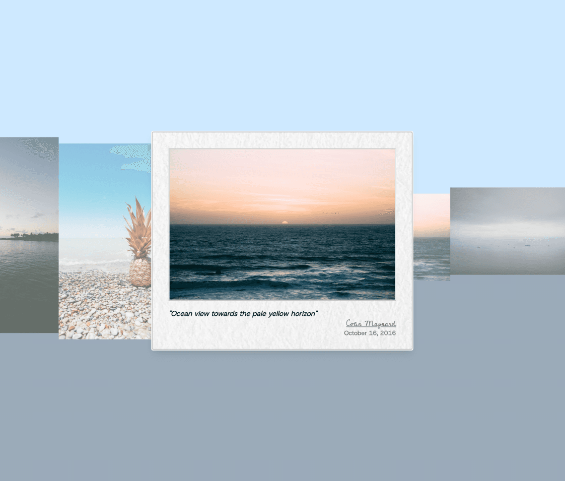 Details of a seascape image taken in 2016