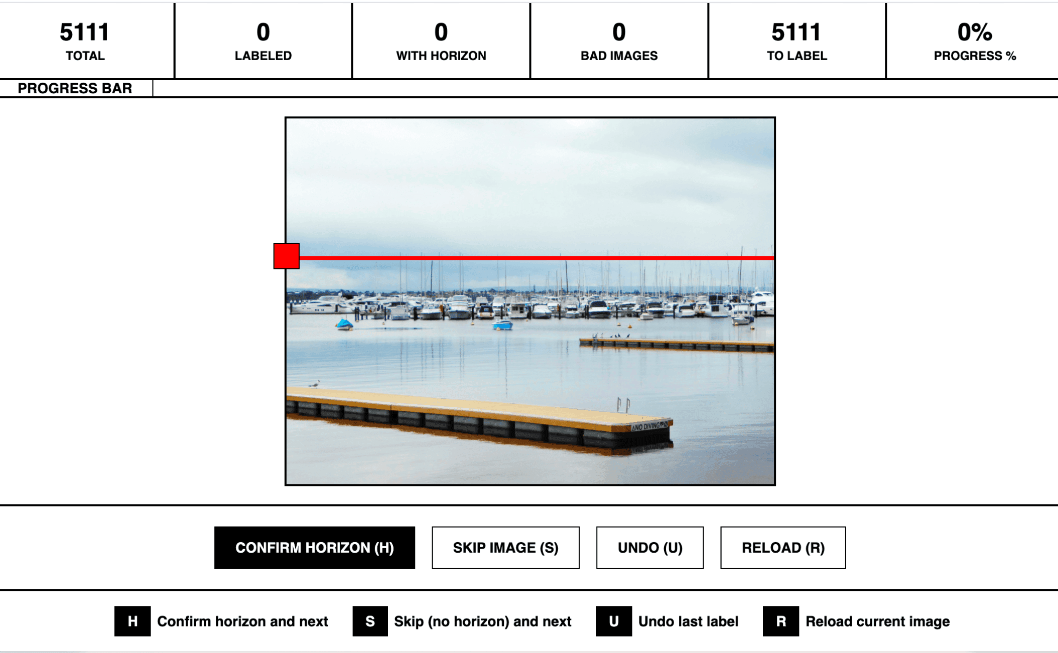 Horizon Labeling Tool