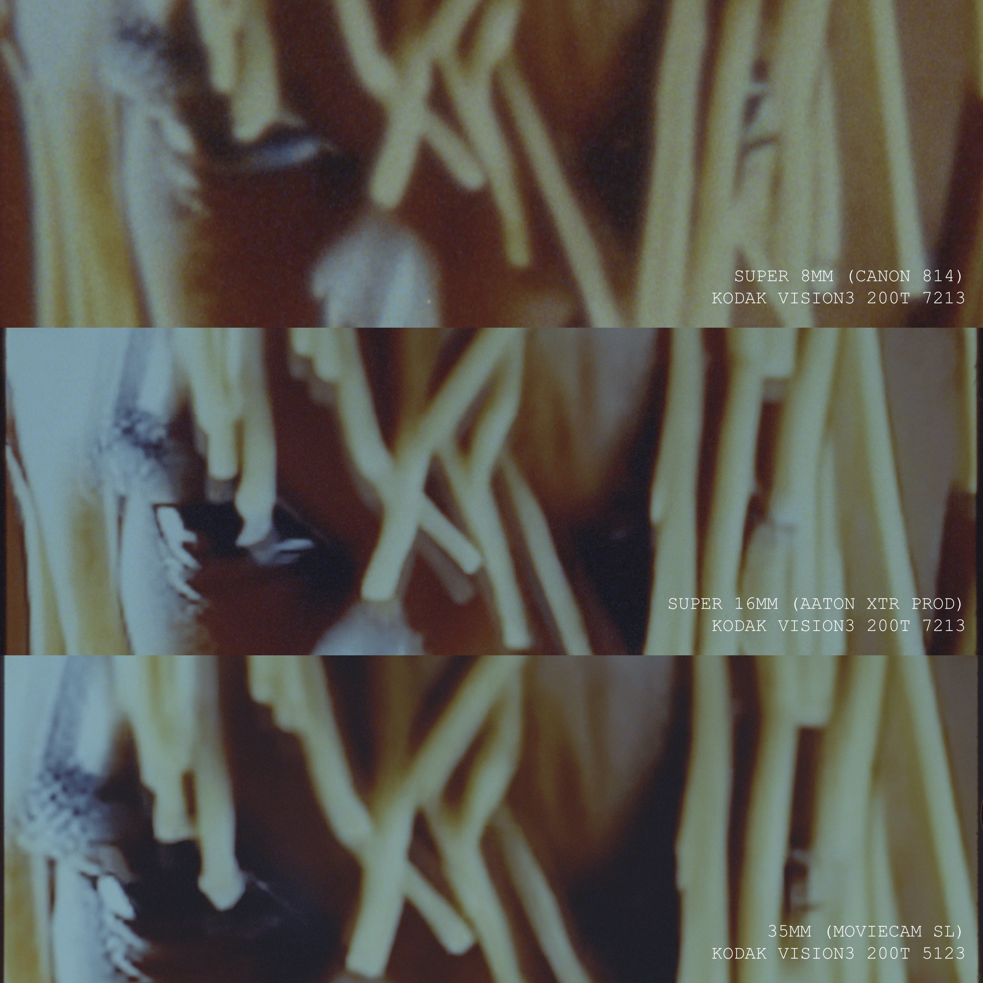 2023 (ModelScope), on Super 8, Super 16, and 35mm